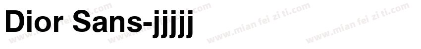 Dior Sans字体转换
